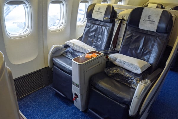 EgyptAir 777-300ER Business Class Toronto to Cairo Review - Money We Have