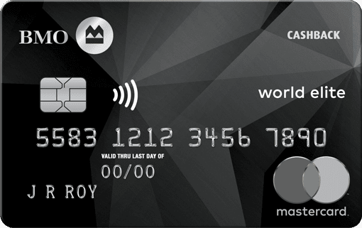 bmo cash back world elite mastercard