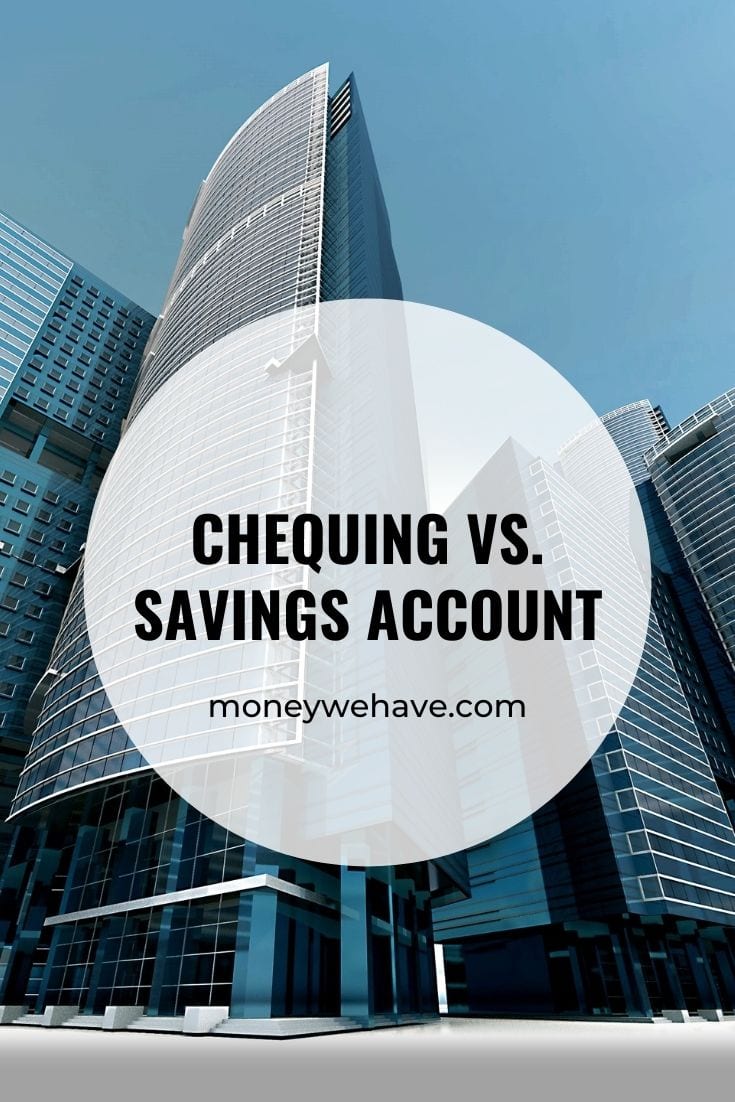 chequing vs savings account bmo